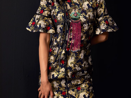 Koi Fish Cheongsam Qipao Chinese Dress