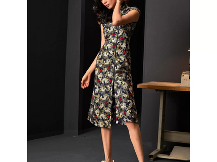 Golden Koi Pearl Qipao / Cheongsam Dress
