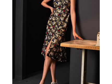 Golden Koi Pearl Qipao / Cheongsam Dress