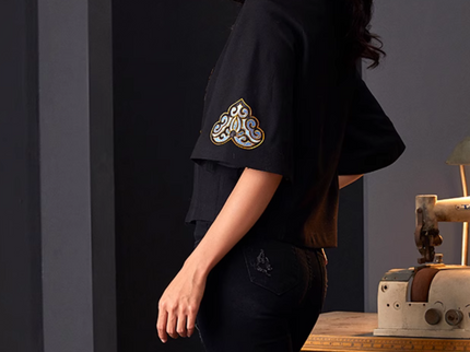 Embroidered Cloud Pattern Tang Suit