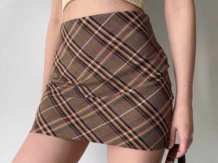 Plaid Mini Skirt