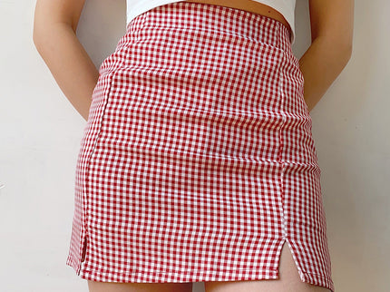 High Waist Retro Mini Skirt