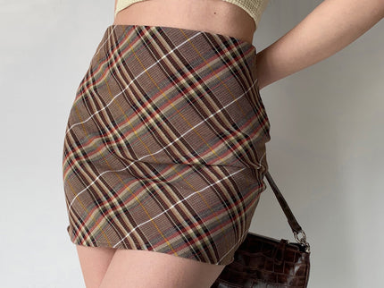 Plaid Mini Skirt