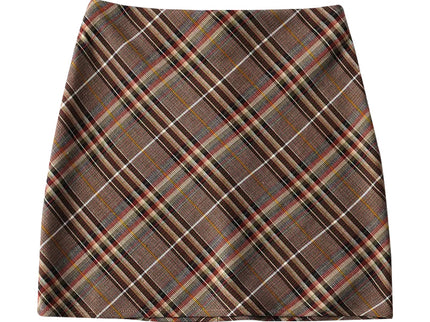 Plaid Mini Skirt