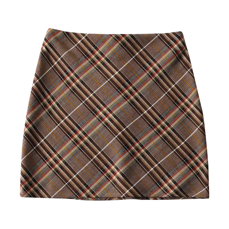 Plaid Mini Skirt