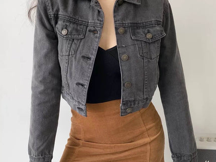Smokey Cropped Denim Jacket