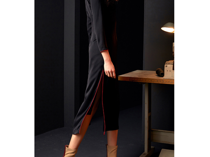 Black Long Modern Qipao