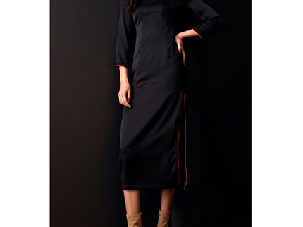 Black Long Modern Qipao