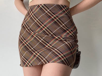 Plaid Mini Skirt